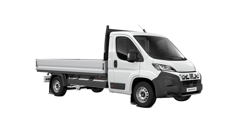 Noleggio lungo termine Fiat Ducato cassone 3,8mt - allestito Ducato chassis L3 140Cv con cassone fisso da 380 cm con accensione automatica fari e tergi - mensola sottopadiglione - fendinebbia - sospensioni posteriori bilama - OL