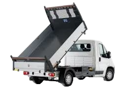 Noleggio lungo termine Fiat Ducato con ribaltabile  - allestito Ducato chassis L2 180Cv con sospensioni maggiorate posteriori - ribaltabile trilaterale con porta pali e cassetto porta attrezzi - accensione automatica fari e tergi - fendinebbia - radio display 7" AA/CP + doppia presa USB - OL